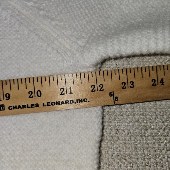 NWT Democracy Nordic Style Baby Blue and White Sweater Large PTP 22 L 24 - Picture 7 of 9